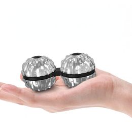 Decompression Toy Metal Conjoined Massage Ball Kirsite Rotating Fingertip Gyro Toys Fidget Spinner Stress Relief High Quality 230803