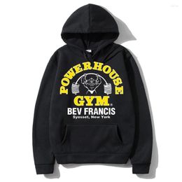 Men's Hoodies Powerhouse Gym Harajuku Geek Funny Hoodie Fashion EU Size Cotton Clothes Men Women Oversized Loose Sweatshirt Tops