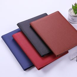 Filing Supplies Personalise Name Letters Multifunctional A4 Conference Folder Business Stationery Pu Leather Contract File Folders 230803