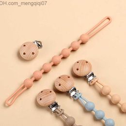 Pacifier Holders Clips# Baby pacifier clip chain silicone denture bracket food grade anti drip tooth chain toy cute baby accessories Z230804