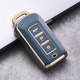 Car Key Tpu Car Key Case Cover for Mitsubishi Outlander ASX LANCER Pajero Sport Eclipse Cross Key Cover Shell Fob T221110341D