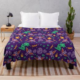 Blankets Spyro Pattern Throw Blanket Oversized Soft Bed