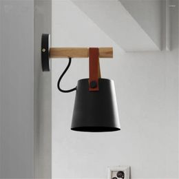 Wall Lamp Modern LED Wood Iron Vintage Shop Bar Restaurant Novelty Lighting Decoration Light Fixture AC85-265