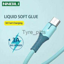 Chargers/Cables Micro USB Cable 3A Fast Charging Liquid Soft Silicone Cable For Samsung S6 Xiaomi Mobile Phone Micro USB Charge Data Cord x0804