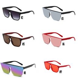 summer man letters lenses Uv protection christmas Fashion sunglasses blue black woman Outdoor driving beach sun glasses wind glass wholesale 9colors 2pcs