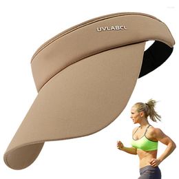 Wide Brim Hats Sun Visor Hat For Women With Adjustable Breathable And Empty Top Visors