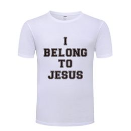 I Belong To Jesus loyal god believer unique design cotton t shirts for church men women unisex tops tee short sleeves