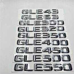 For Mercedes Benz GLE Class GLE43 GLE63 GLE300 GLE320 GLE350 Trunk Rear Lid Emblem Badge Alphabet Letter Decal296P