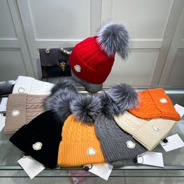 Women's Winter Warmth, Candy Colours Designers Beanie Hats Couples Outdoor Vacation Travel 70% Wool 30% Rabbit Hair bucket hat