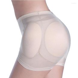 Women's Shapers Hip High Waist Trainer BuLifter Control Pants Shapewear Body Women 4pcs Sponge Pads Booty Enhancer Panties