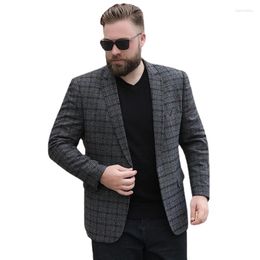 Men's Suits Arrival Fashion Super Large Middle-aged And Youth Autumn Suit Coat Plus Size XL 2XL 3XL 4XL 5XL 6XL 7XL 8XL