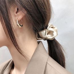 Hoop Earrings KMY Modern For Women Trend C Shaped Hoops Ear Piercing Fashion Simple Female Jewelry Gift