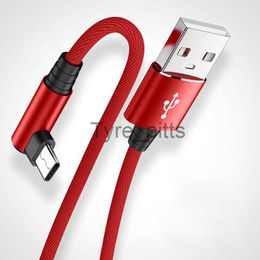 Chargers/Cables USB C Cable 90 Degree Elbow Weave for Xiaomi Huawei Mobile Phone Accessories Type C Cable Charger Fast Charging USB Cable x0804