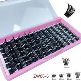 False Eyelashes Lash Clusters DIY Eyelash Extensions 72 Lashes D Curl Mega Volume Individual Extension