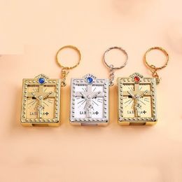Other Event Party Supplies 20pcs Spanish Real Mini Holy Bible Keychain Catholicism Christian Jesus Cross Keychain First Communion Religion Party Holy gift 230804