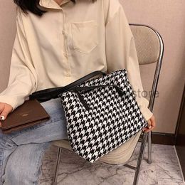 Shoulder Bags Foreigner Plaid Tote Large Bag for Women's 2020 Autumn/Winter New Fashion Simple Versatile Large Capacity Casual Shoulder Bagstylishhandbagsstore