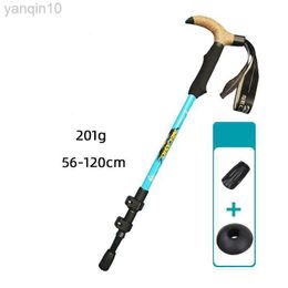 Trekking Poles Fonoun Carbon Walking Sticks Ultra Light Climbing Alpenstock 55-120cm Antiskid Wear Resistance Shock Absorption FGP02 HKD230804