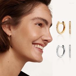 Hoop Earrings CZ Circle For Women Simple Round Little Huggies Piercing Jewellery Wholesale Bulk