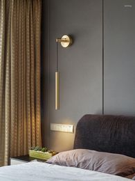 Wall Lamp Modern Led Black Sconce Living Room Sets Korean Decor Bathroom Fixtures Reading Applique