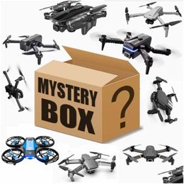 Drones 50%Off Mystery Box Lucky Bag Rc Drone With 4K Camera For Adts Kids Remote Control Boy Christmas Birthday Gifts Drop Delivery Dh70P