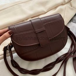 Shoulder Bags Autumn and Winter Small Bag Women's Bag 2020 New Fashion Versatile One Shoulder Underarm Bag Mesh Red Crossbody Saddle Bagstylishhandbagsstore