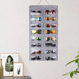 Storage Boxes Soft Glasses Organizer Dust-Proof Eyewear Display Portable Hanging Eyeglasses Holder