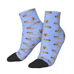 Men's Socks Capybara Bathing Swimming Men Women Cycling Novelty Spring Summer Autumn Winter Stockings Gift