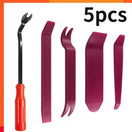 New 5pcs Auto Door Clip Trim Removal Tools Kits Navigation Blades Disassembly Plastic Car Interior Seesaw Conversion Repairing Tool