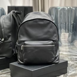 2023 Neue Rucksack mit großer Kapazität Rucksack männlich und weibliche Studenten derselben Freizeit -Computer -Rucksack -Reisetasche Wanderwomen Creme Beige Rucksack