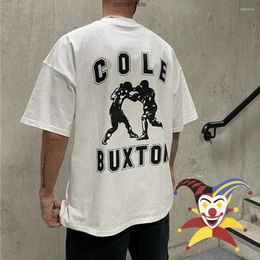 Herren T-Shirts Cole Buxton T-Shirt Männer Frauen Hochwertiges Hemd Boxing Slogan Print Kurzarm Kleidung PB54