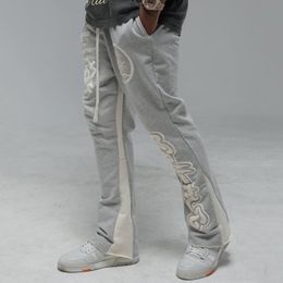 Men s Pants 2023 Hellstar Studios and Women s Loose Panel Contrast Vintage Horn Fashion Brand Terry 230804