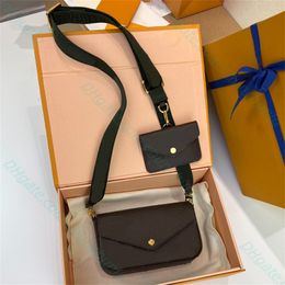 High quality M80091 FELICIE STRAP shoulders bag Designer Womens Mini Chain Cross Body Clutch Coin Purse Card Holder Key Pouch totes hobo wallet wholesale