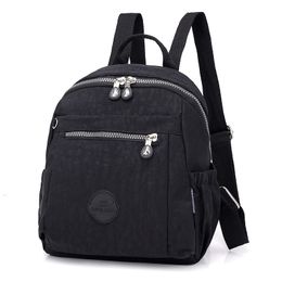 School Bag Backpacks Nylon Student Bags Girl Knapsacks Female Casual Packsack Travel Shoulder Ladies Rucksack mochila 230804