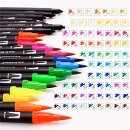 Markers Marker Pens 72 Alcohol Based Markers Dual Tip Permanent Artist Art Markers Sketch Markers for Adult Kid Colouring 230803