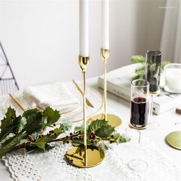 Candle Holders Metal Simple Wedding Centrepieces For Tables Decoration Bar Party Living Room Decor Sense Of Ritual Candlestick