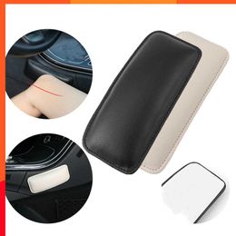 New Leather Knee Pad for Car Interior Pillow Comfortable Elastic Cushion Memory Foam Universal Thigh Support Accessories 18X8.2cm