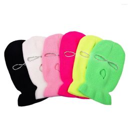 Berets Diamond Balaclava Face Mask Men Halloween Caps For Party Motorcycle Bicycle Ski Cycling Masks Bonnet Windproof Hat