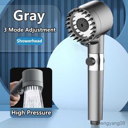 Bathroom s Modes High Pressure Showerhead Portable Massage Philtre Rainfall Faucet Tap Bathroom Home Innovative Accessories R230804