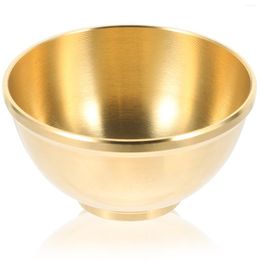 Bowls Pure Copper Offering Bowl God Sacrificial Ritual Altar Water Rice Brass Delicate Religious Adornment Home Decor