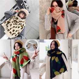Scarves 2023 8 Styles Knitted Wool Long 200 40cm Scarf Women Winter Warm Shawl And Wrap Solid Female Foulard Thicken Blanket