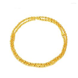 Chains XP Jewellery -- ( 80 Cm X 4 Mm ) Long Beads For Women 24 K Pure Gold Colour Buy Embroidery Fashion Lead And Nickel Free