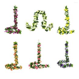 Decorative Flowers Realistic Appearance Ivy For Party Decor And Home Decoration Eco-friendly Artificial Wisteria