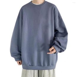 Men's Sweaters Trendy Student Sweatshirt Oversized Crew Neck Plus Size Quick Dry Autumn 2023