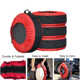 30in Tyre Tote Cover Adjustable Waterproof Spare Seasonal Tyre Storage Bag for Car Off Road Truck Tyre Totes206l