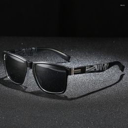 Sunglasses Arrival 2023 Futuristic Women Men Polarized Rectangle Driving Glasses Festival Polaroid Masculino