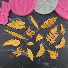 Baking Moulds Leaf Shape Chocolate Silicone Fondant Mold For Cake Decorating Cookie Gumpastes Steam Oven Available And Resin Art 230803