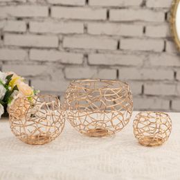 Candle Holders Large Medium Small Iron Candlestick Nordic Simple Geometric Wall Decoration Creative Romantic Ornaments