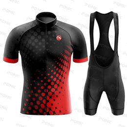 Cycling Jersey Sets Set Mens Clothing MTB Road Bike Shirts Suit Bicycle Bib Shorts Ropa Ciclismo Hombre Maillot 230803