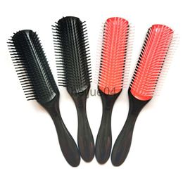 Hair Brushes 1PCS Denman Brush Hair 9Rows Detangling Hair Brush Denman Detangler Hairbrush Scalp Massager Straight Curly Wet Hair Comb x0804