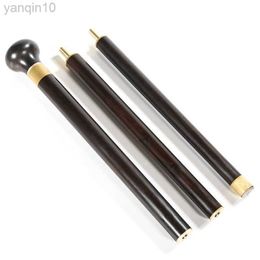 Trekking Poles Wooden Sticks For Elderly Folding Trekking Cane 3-Folded Rod Retractable Defense Luxury Walking Poles HKD230804